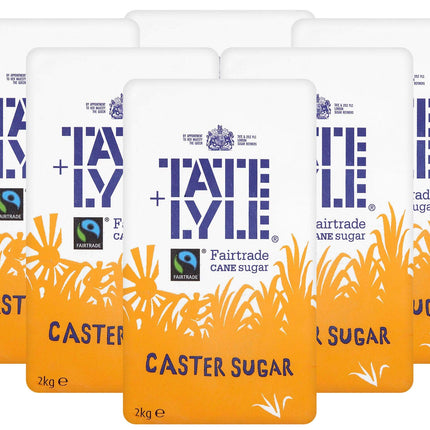 Tate & Lyle Fairtrade Caster Sugar - 6x2kg