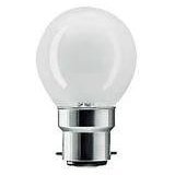 20 x G45 Round Globe Golf Ball Light Bulbs in 25 Watt Bayonet B22 Fitting Opal (White/Pearl/Opaque/Soft) Finish Double Life: 2,000 Hour