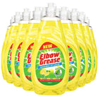 12 x Elbow Grease Washing Up Liquid 740ml Remove Stubborn Food Deposits in No Time