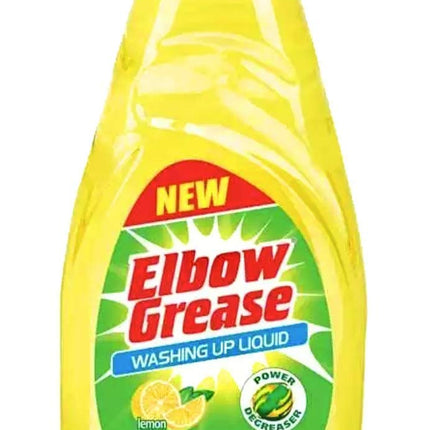 12 x Elbow Grease Washing Up Liquid 740ml Remove Stubborn Food Deposits in No Time