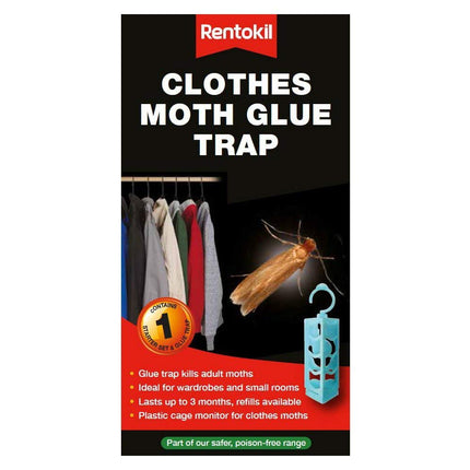 Rentokil 2 x Clothes Moth Glue Trap