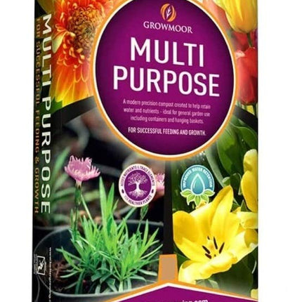 GROWMOOR Multi Purpose Compost 20L (20 Litre Bag)
