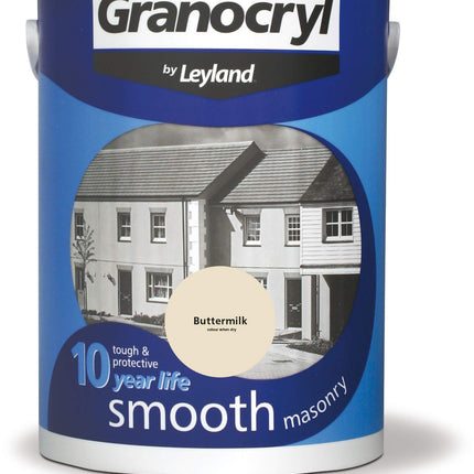 Leyland Granocryl Smooth Masonry, Buttermilk, 5L