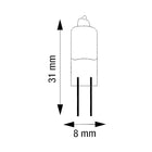 10 x 12v 10w G4 M91 Branded Lamps Long Life Halogen Capsule Light Bulbs Pack