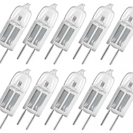 10 x 12v 10w G4 M91 Branded Lamps Long Life Halogen Capsule Light Bulbs Pack