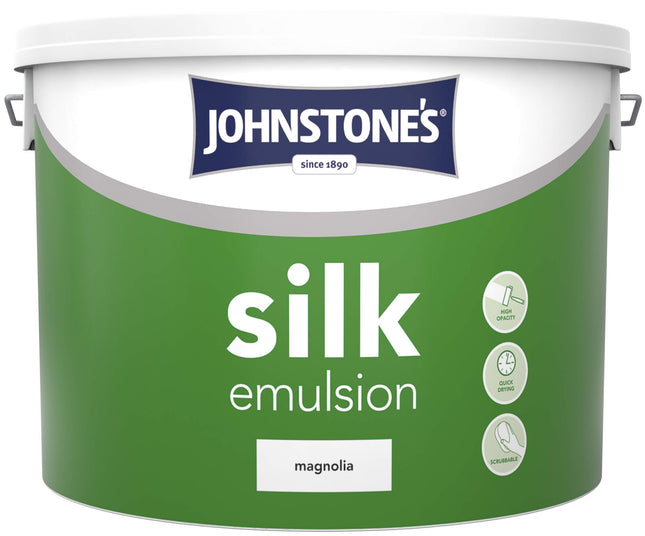 Johnstone's Contract Vinyl Silk 10L Magnolia