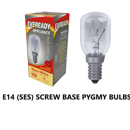 kanta Eveready 5 x 25w Pygmy Light Bulb SES (E14) Appliance/Salt/Lava/Nightlight/Decorative/Signs - Warm White