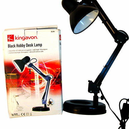 Kingavon BB-DL204 E27 Hobby Desk Lamp - Black