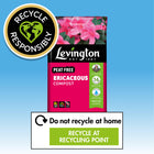 Levington PEAT FREE Ericaceous Compost, 50 litre compost for acid-loving plants