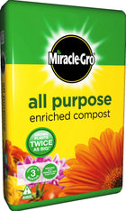 Miracle-Gro All Purpose Enriched Compost 50L **ENRICHED WITH MIRACLE GRO PLANT FOOD**