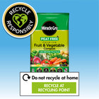 Miracle-Gro PEAT FREE Premium Fruit & Vegetable Compost with Organic Plant Food, 40 litre