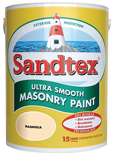 Sandtex Ultra Smooth Masonry Paint 7.5L Magnolia (196407)