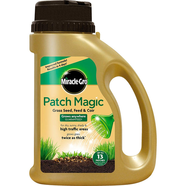 Miracle-Gro 2 X Patch Magic Grass Seed, Feed & Coir 1015g