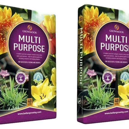 Multi Purpose Plant Care Gardening Compost Potting Soil Growing Flower Help Retain Water Growmoor 40L (2)