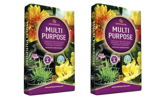 Multi Purpose Plant Care Gardening Compost Potting Soil Growing Flower Help Retain Water Growmoor 40L (2)