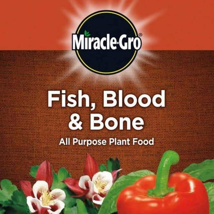 Miracle-Gro 2 x Fish, Blood & Bone All Purpose Plant Food, 1.5kg