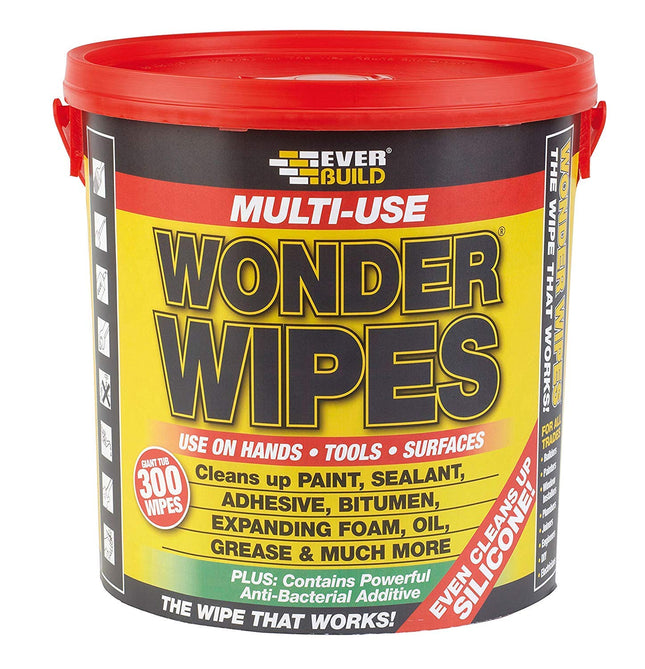 Multi-Use Wonder Wipes - Cleaning Wipes Multi-uses - 100 Wipes - Clear (2, 2 X 300 Wipes)