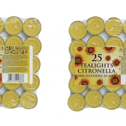 Prices Citronella Tealight Candles Mosquito Fly Insect Repeller Pack Of 50