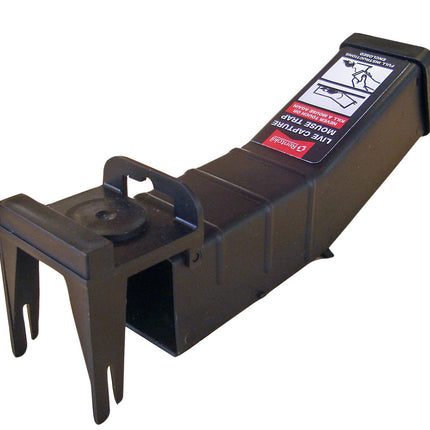 Rentokil PSL88 Live Capture Single Mouse Trap, Black