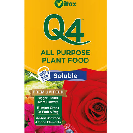 Q4 6QFSP1 Vitax Premium Soluble Plant Food, Brown, 10.1 x 10.1 x 18 cm