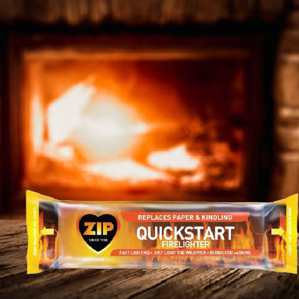 Zip Quickstart Firelighters 150g Just Light The Wrapper Pack of 9