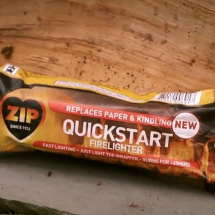 Zip Quickstart Firelighters 150g Just Light The Wrapper Pack of 9