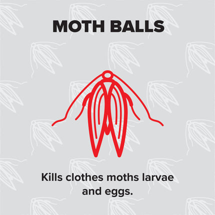 Rentokil RKLPSM97 Moth Balls (Pack of 20), Clear, 10.3x14.5x4.3 cm