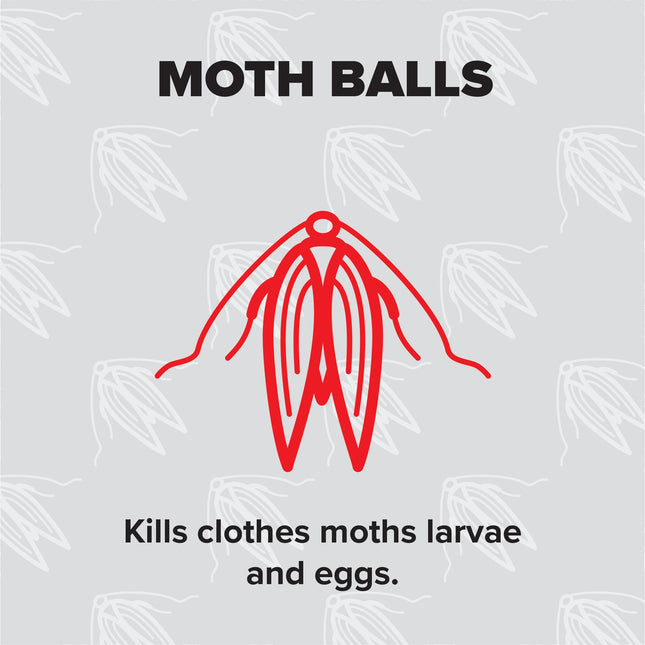 Rentokil RKLPSM97 Moth Balls (Pack of 20), Clear, 10.3x14.5x4.3 cm