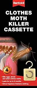 2 X Clothes Moth Killer Cassette Pack 4- pest Control
