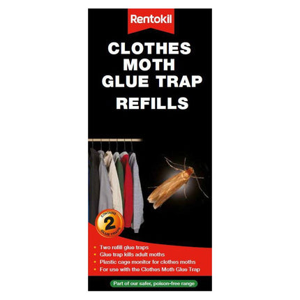 Rentokil Clothes Moth Glue Trap Refill 2pk