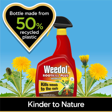 Weedol Rootkill Plus Weedkiller, Spray, 1 Litre