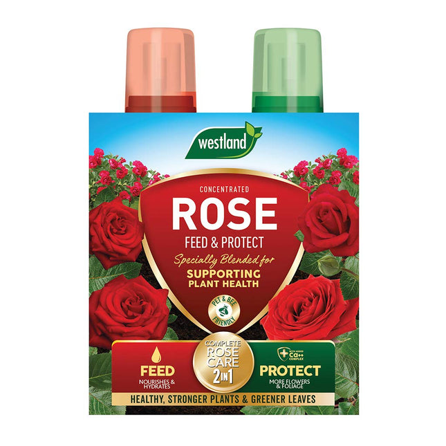 Westland Horticulture 20100417 Rose Feed & Protect Concentrates 2 in 1 (2x500ML)
