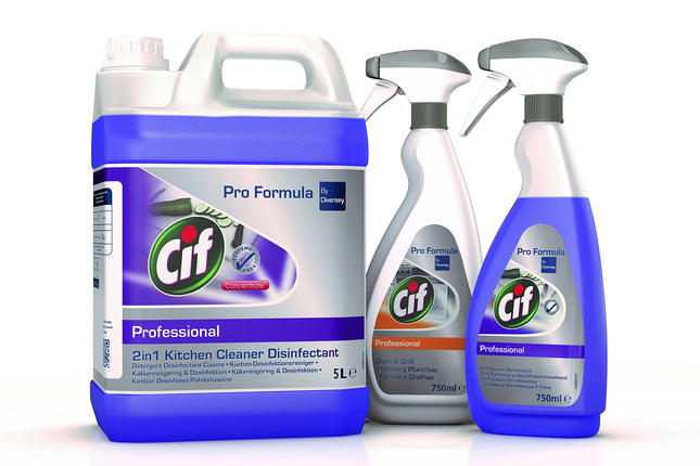 Cif Professional Kitchen Cleaner Disinfectant Liquid 5L