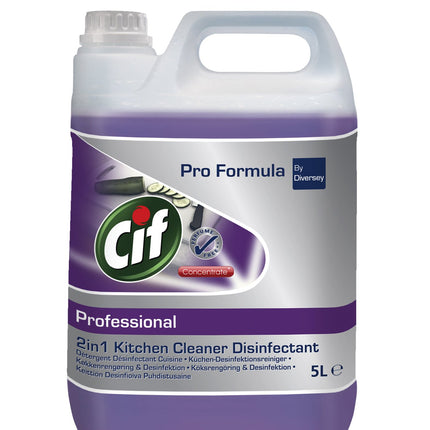 Cif Professional Kitchen Cleaner Disinfectant Liquid 5L