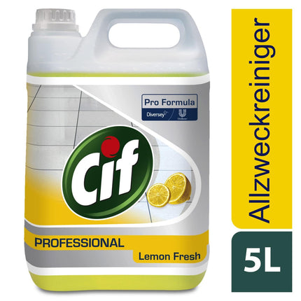 Cif Professional Multi-Purpose Cleaner Lemon Fresh 5 L