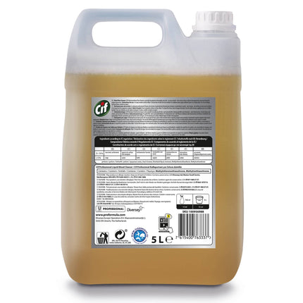 Cif Professional Wood Floor Cleaner Liquid 5L