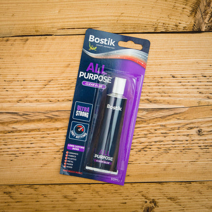 Bostik All Purpose, Ultra Strong, Fast Setting, Clear Glue for Minor Household Repairs, 50ml