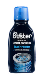 Buster Bathroom Plughole Unblocker, Dissolves hair and sludge 300ml (5 Packs)