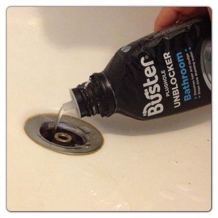 Buster Bathroom Plughole Unblocker, 3 x 300ml
