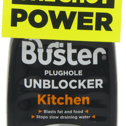 Buster Kitchen Plughole Unblocker 200 g (Pack of 3)