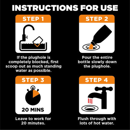 Buster Kitchen Plughole Unblocker, 200 g