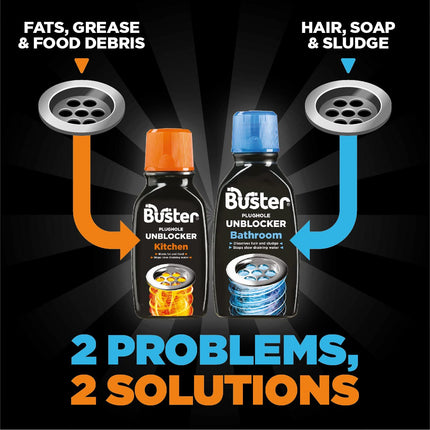 Buster Kitchen Plughole Unblocker, 200 g