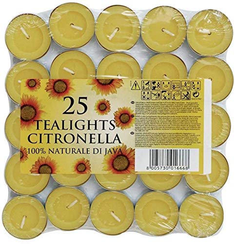 Prices Citronella Tealights Candle (Pack of 25 x 3 = 75 Candle) - 016668 x 3