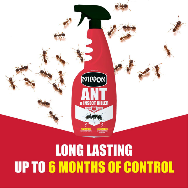 Nippon 750ml Ant and Crawling Insect Killer Trigger Spray