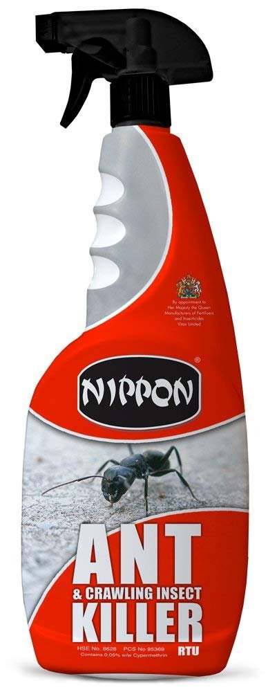 2 x Nippon 750ml Ant and Crawling Insect Killer Trigger Spray