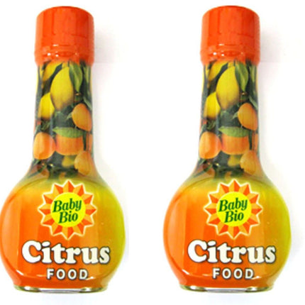2 X Baby Bio Citrus Food Plant Food Feed Fertilizer 175Ml