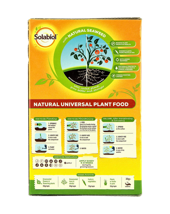 Solabiol Natural Universal Plant Food, 800 gm