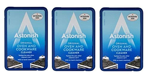 3 X Oven & Cookware Cleaner Cleaning Paste Enamel Ceramic Upvc Metal 150g