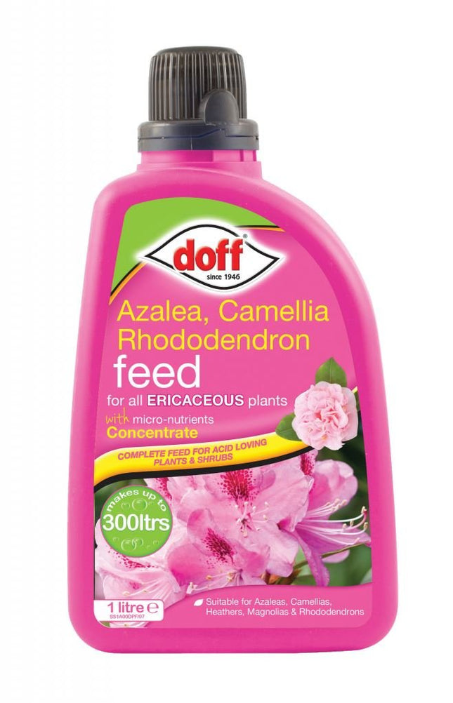 Doff Azalea Camellia Rhododendron Ericaceous Feed Food Fertiliser 1L