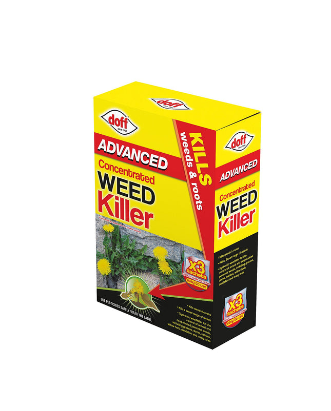 Doff Advanced Concentrated Weedkiller 3 x 80ml sachets